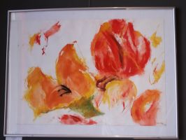 Tulpen aquarell, virtual art gallery Affeere