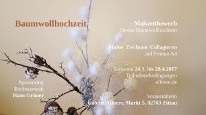 Kunstgalerie Malwettbewerb Baumwollhochzeit