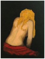 Rücken eines Mädchens Kunstgalerie Affeere