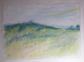 Sommertag in der Oberlausitz chalk, virtual art gallery Affeere