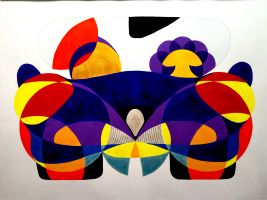 Lebensart acryl virtual art galerie Affeere