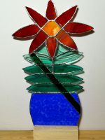 Glasblume Wiebke Tiffany Stil virtual art gallery Affeere