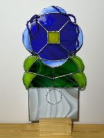 Glasblume Vergißesnie Tiffany Stil virtual art gallery Affeere